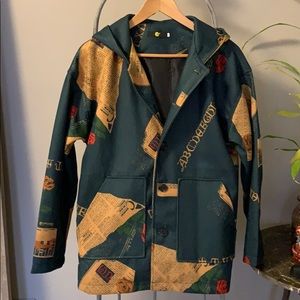 Vintage style hooded jacket